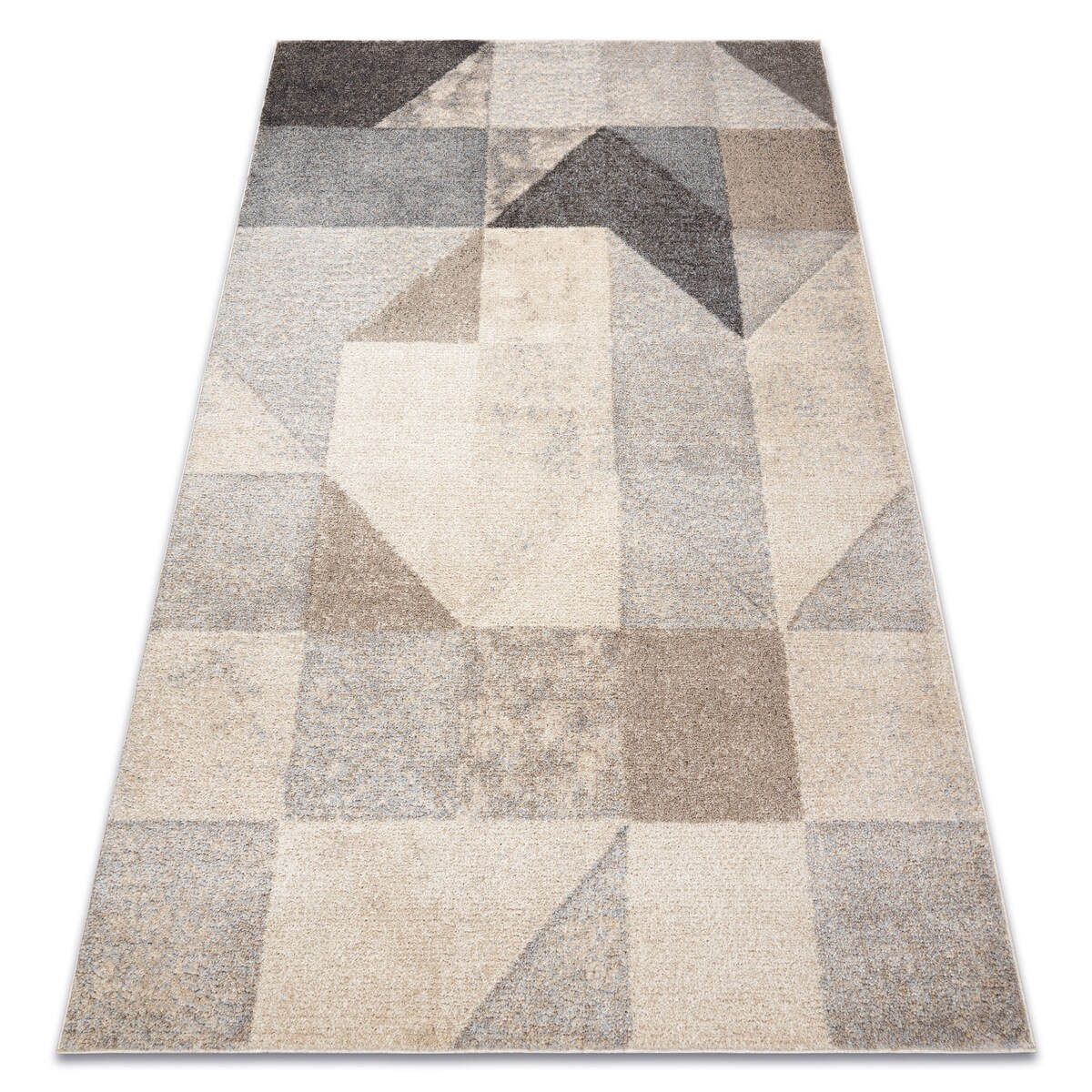 Dywan FUSION 9777 krem / beż - Geometryczny, 180x270 cm