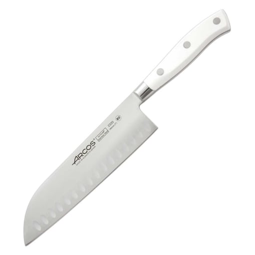 Nóż do japoński SANTOKU Riviera White