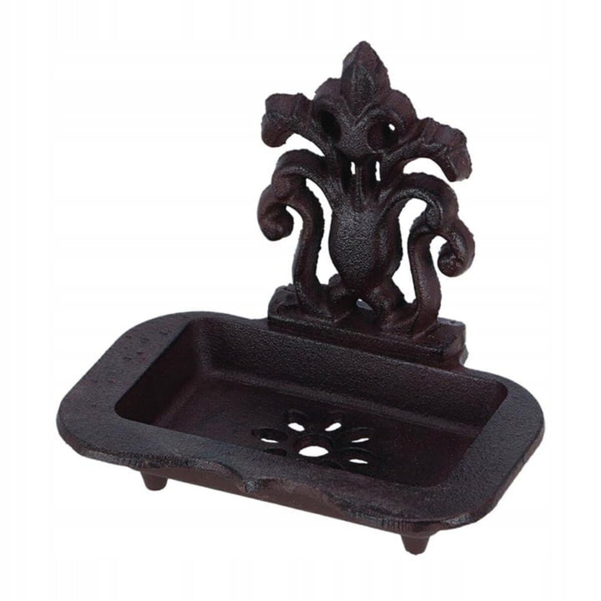 Żeliwna mydelniczka retro na mydło dekoracyjna