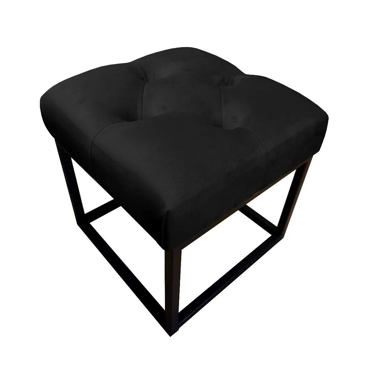 Pufa CHARLIE MG VELVET czarna