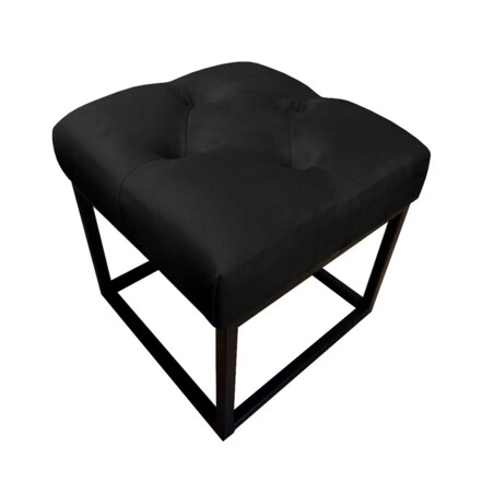 Pufa CHARLIE MG VELVET czarna