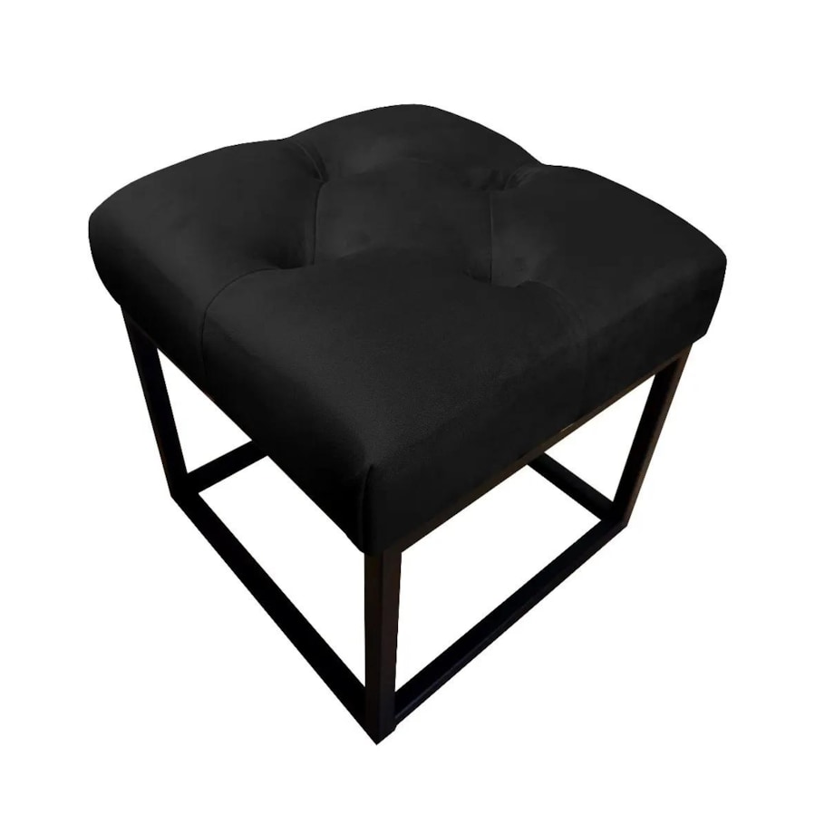 Pufa CHARLIE MG VELVET czarna