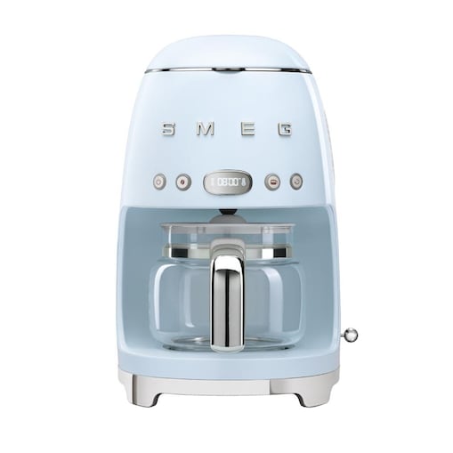 Ekspres do kawy przelewowy pastelowy błękit 50's Style, SMEG