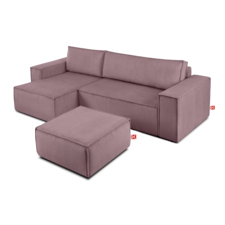 KONSIMO NAPI Puf, kolor fioletowy