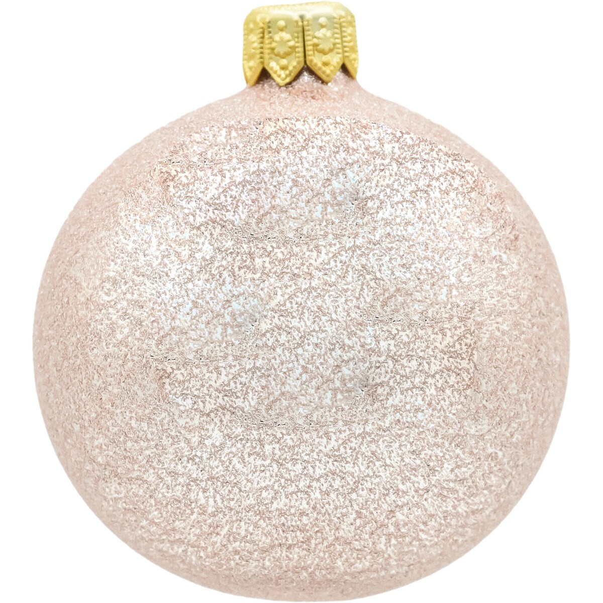 Bombka choinkowa: Bombki okrągłe zestaw różowo-złoty