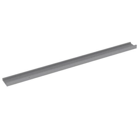 vidaXL Półki ścienne, 2 szt., szare, 115x9x3 cm