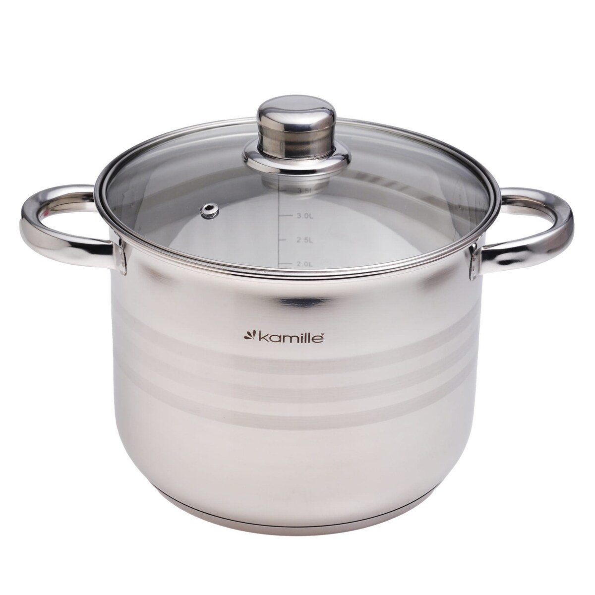 Garnek gastronomiczny wysoki stalowy 4.5L duży gastro KAMILLE