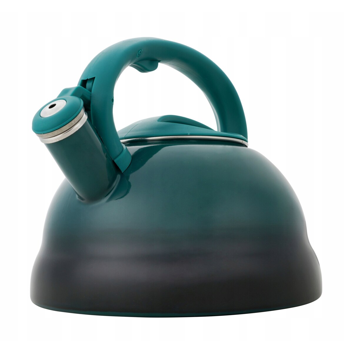 Czajnik Emaliowany Retro 2.2L Zielony Z Gwizdkiem Indukcja Gaz