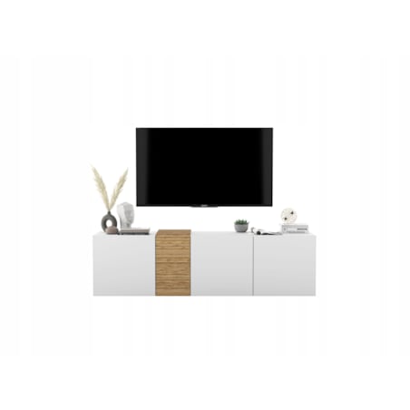 Szafka RTV Loft Komoda RTV Loft Biały MAT 160 cm
