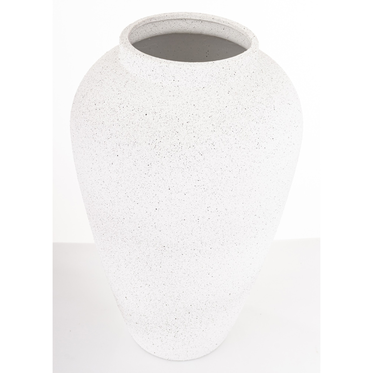 Wazon ceramiczny 37x21x21 cm MIAMI biały