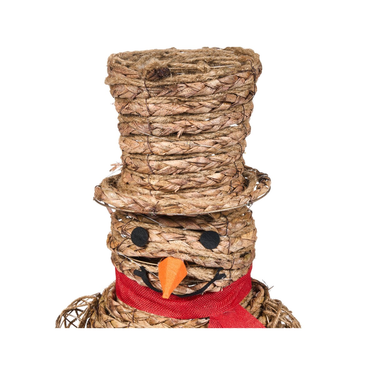 Dekoracja świąteczna LED OLAFSVIK Bałwan 52 cm Naturalny