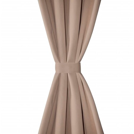 vidaXL Zasłony zaciemniające, kremowe 135x245 cm, 2 sztuki