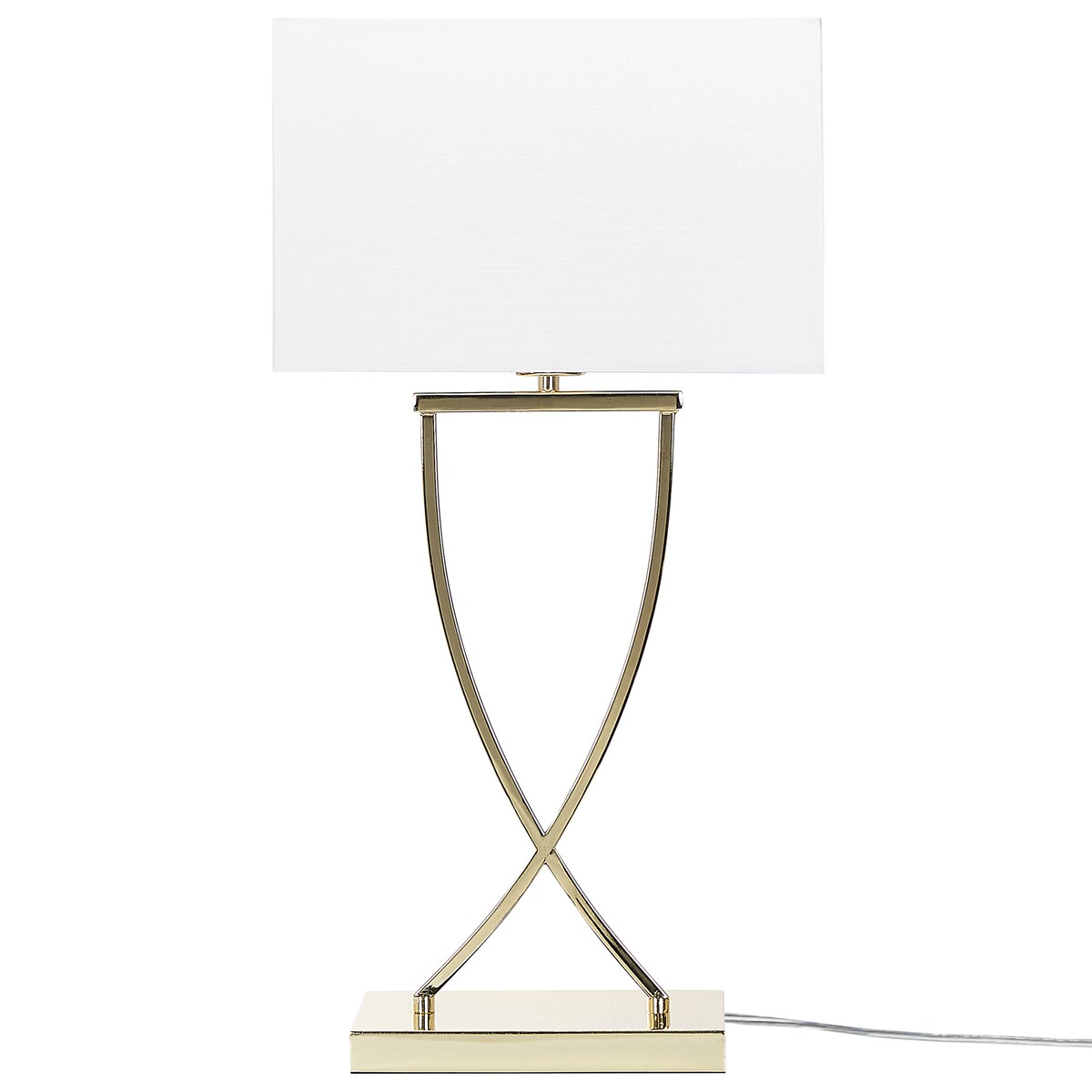Lampa stołowa YASUNI Metal Biały/ złoty