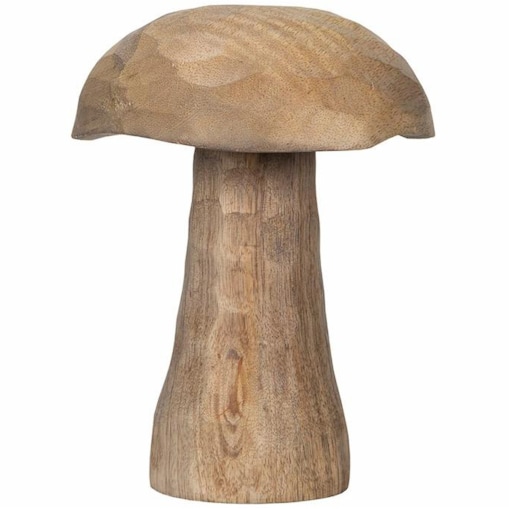 FIGURKA GRZYB 15cm DREWNIANA NA JESIEŃ HALLOWEEN SZAFKĘ BOHO SKANDYNAWSKA