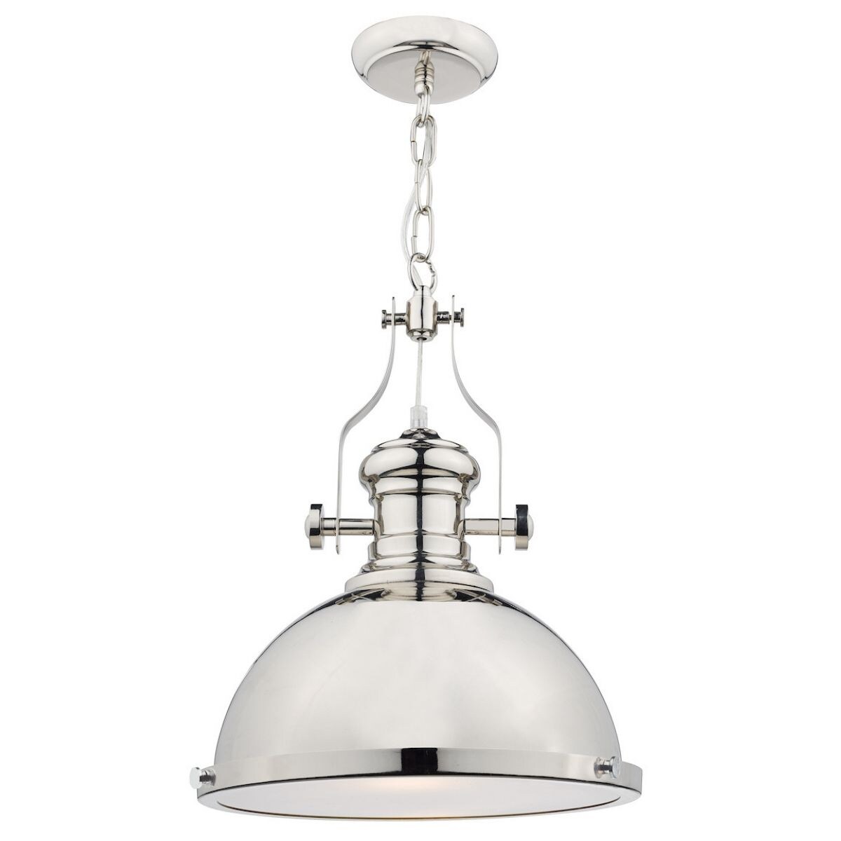 Lampa wisząca Arona ARO0138 Dar Lighting vintage metalowa chrom