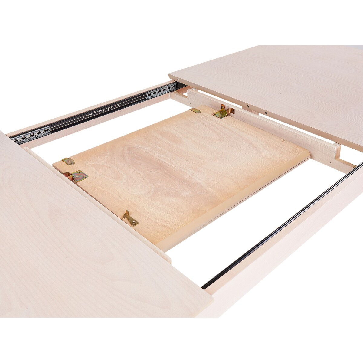 Stół do jadalni rozkładany 180/240 x 90 cm jasne drewno CROSBY