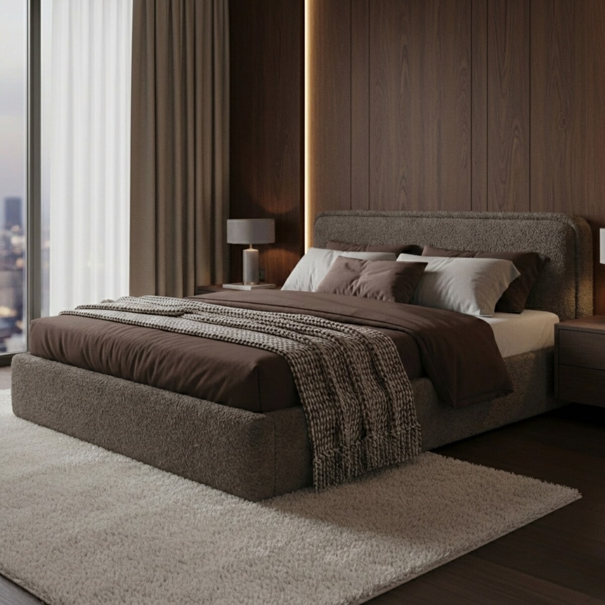 Łóżko Tapicerowane Grand 140X200 Stelaż Pojemnik Na Pościel Abriamo 02