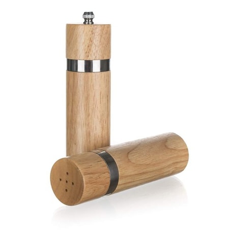 PRZYPRAWNIK SOLNICZKA PIEPRZNICZKA DREWNO MŁYNEK zestaw na przyprawy