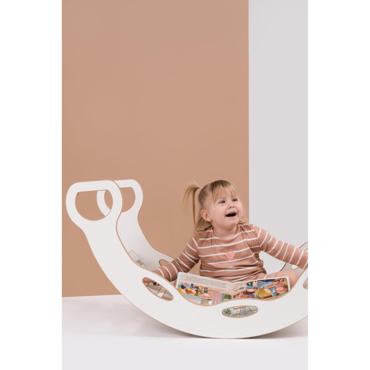 DUŻY bujak montessori z uchwytami