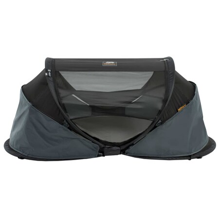 DERYAN Łóżeczko turystyczne Baby Luxe z moskitierą, czarne