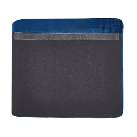 Pokrowiec na sofę 3-osobową welurowy niebieski BERNES