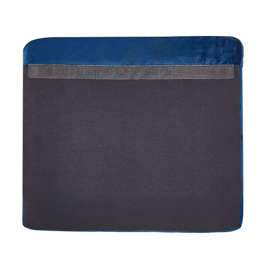 Pokrowiec na sofę 3-osobową welurowy niebieski BERNES