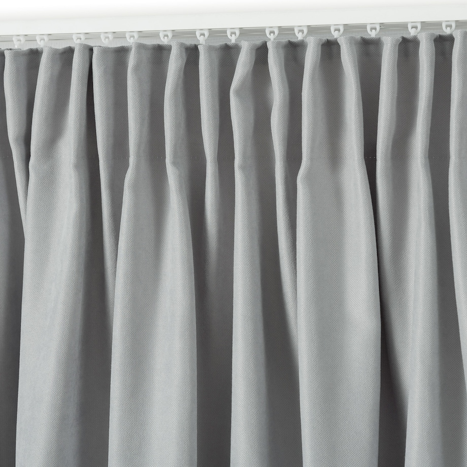 Zasłona na taśmie marszczącej srebrna aksamitna 140 x 280 cm 1 szt. 140x280 srebrny