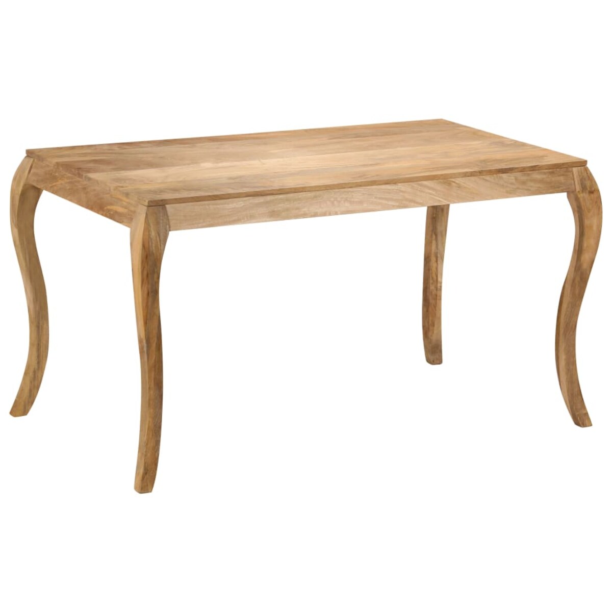 vidaXL Stół jadalniany z litego drewna mango, 135 x 75 x 76 cm