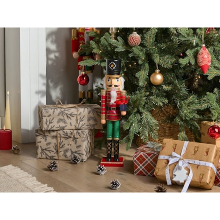 Figurka dekoracyjna RODSJON Dziadek do orzechów 50 cm Czerwony