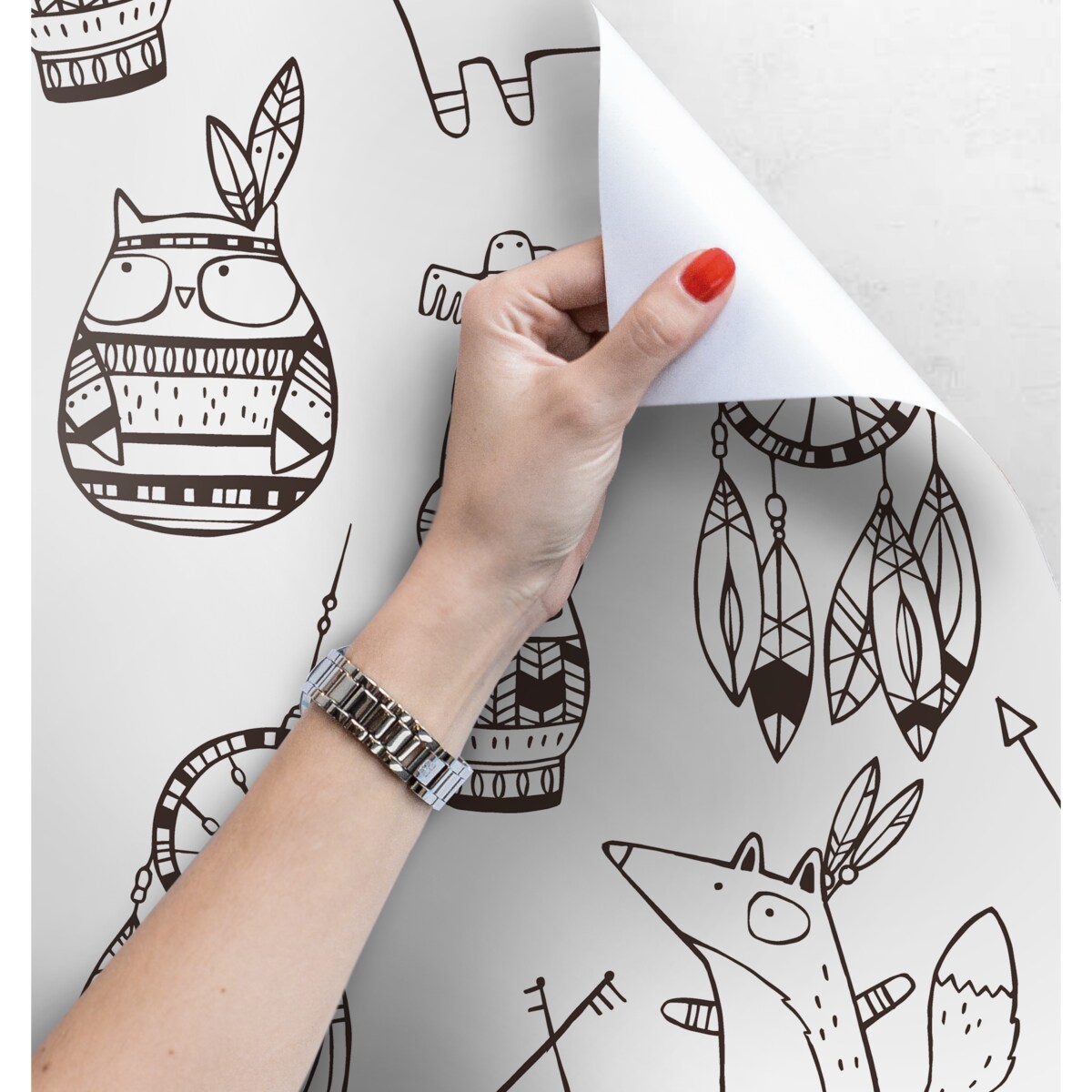 Tapeta Mali indianie, 416x254cm