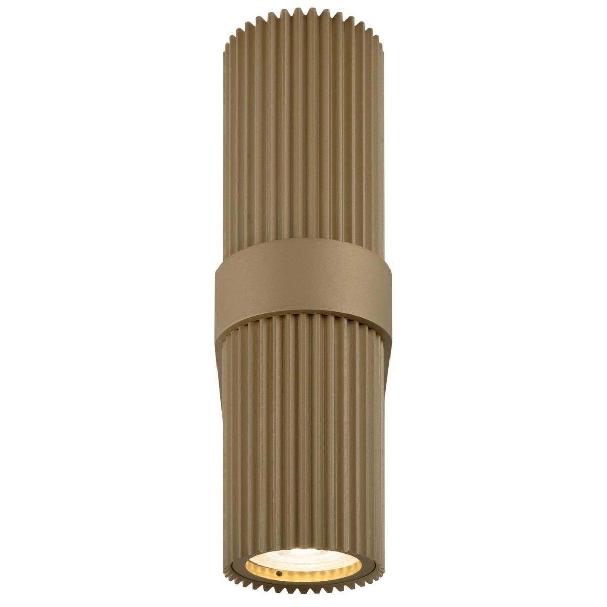 Ścienna lampa tuba Dynamics MOD326WL-02MG Maytoni plisowana złota