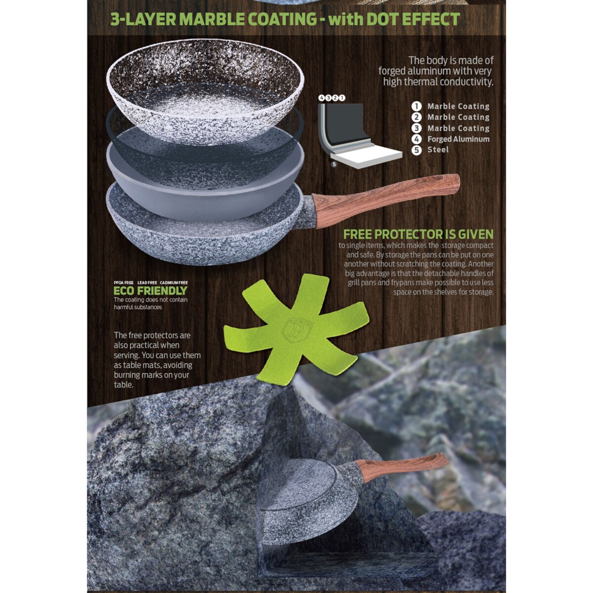 Patelnia BERLINGER HAUS Forest Line 20cm