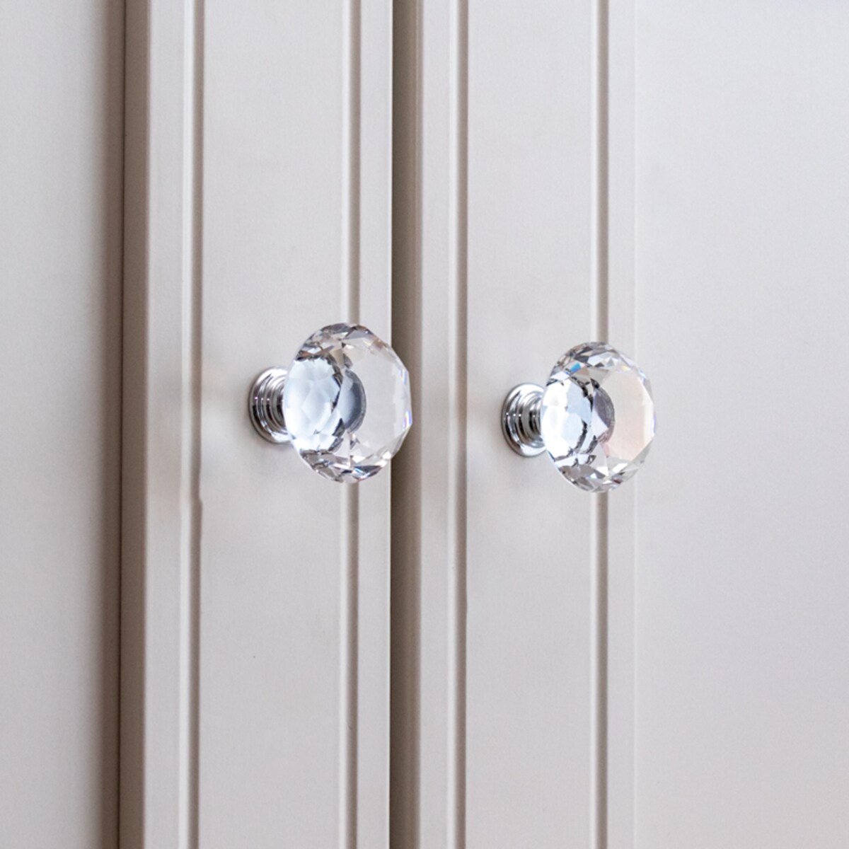 Gałka meblowa uchwyt meblowy kryształowa diamentowa glamour 31mm