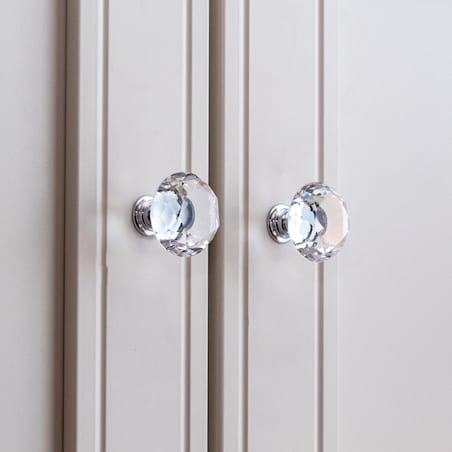 Gałka meblowa uchwyt meblowy kryształowa diamentowa glamour 31mm