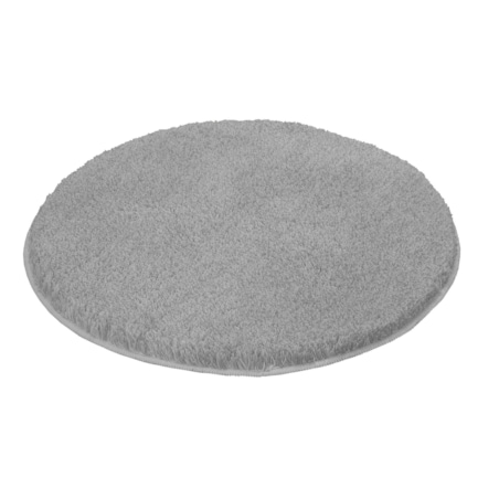 Kleine Wolke Relax Dywanik łazienkowy szary 100 cm okrągły