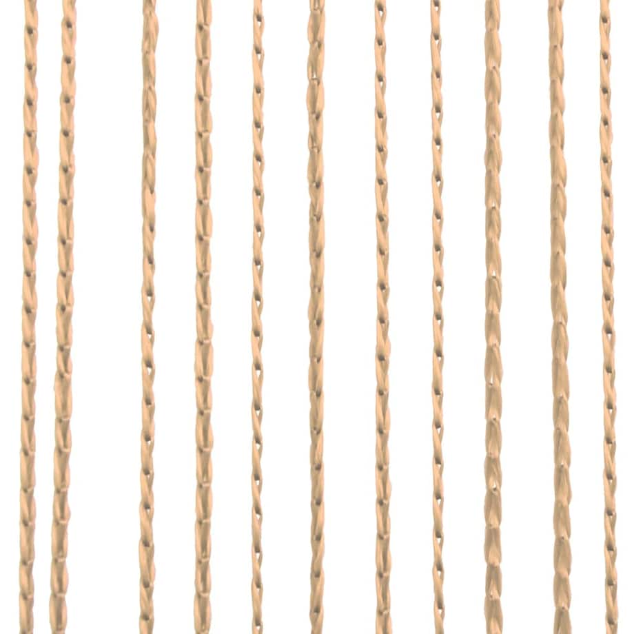 vidaXL Zasłony sznurkowe, 2 sztuki, 100 x 250 cm, beżowe
