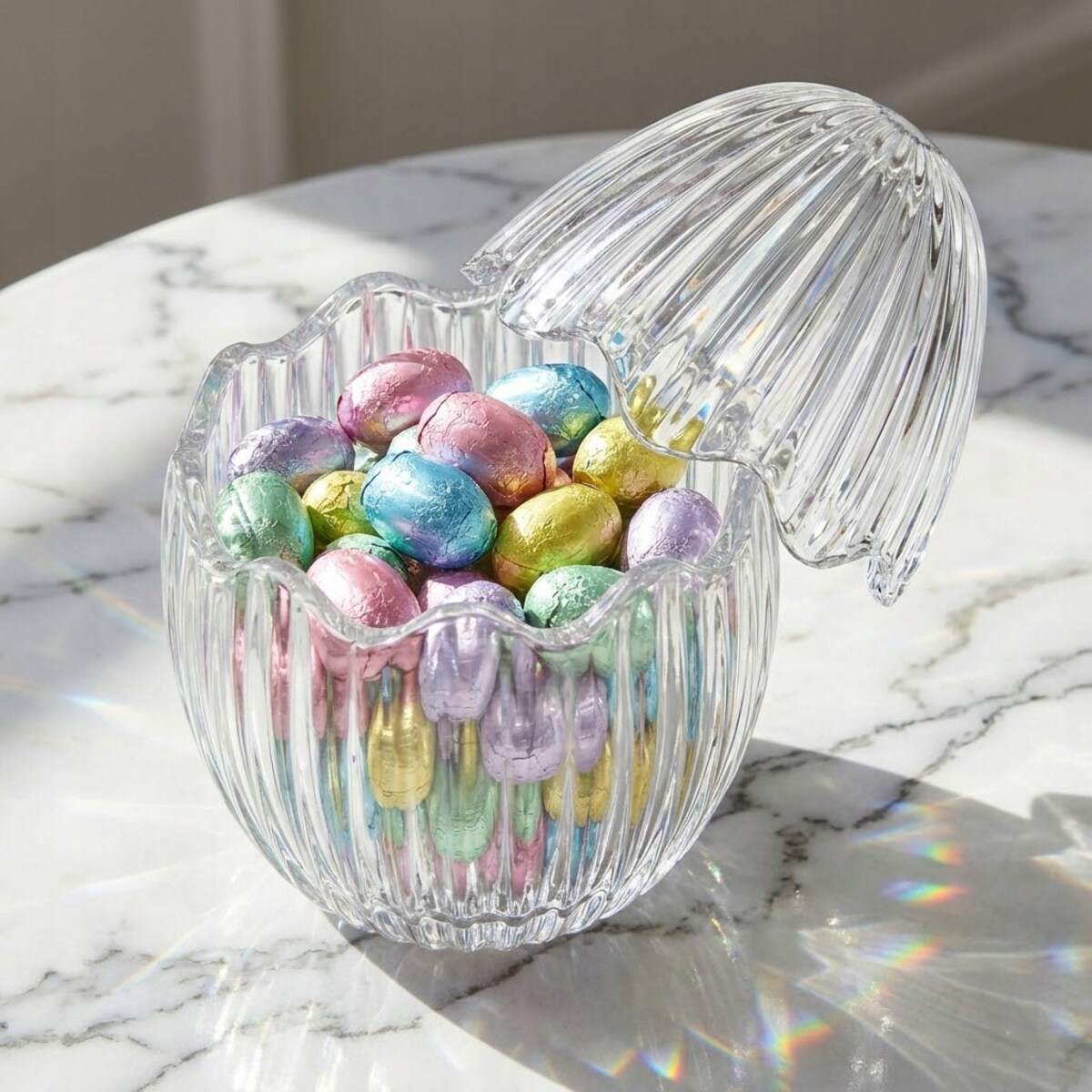 POJEMNIK SŁOIK WIELKANOCNY JAJKO JAJO NA PRZYPRAWY Z PRZYKRYWKĄ WIELKANOC