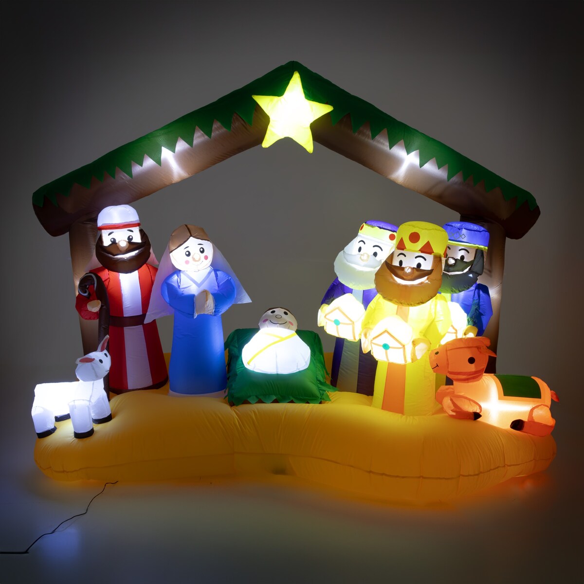 NADMUCHIWANA bożonarodzeniowa Dekoracja Świąteczna dmuchaniec JUMI