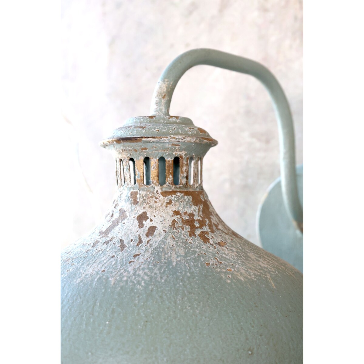 Kinkiet ścienny szaro-niebieski postarzany Factory