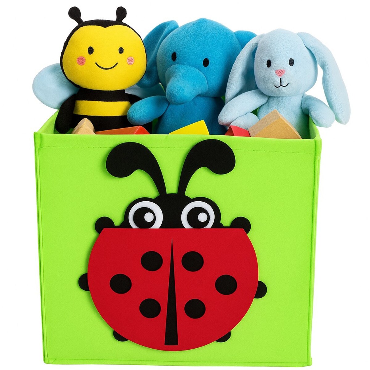 Filcowy pojemnik na zabawki MOLKI, 30 x 30 x 30 cm