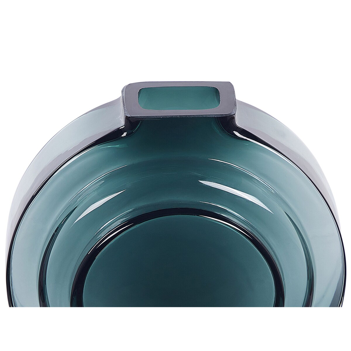 Wazon na kwiaty szklany 27 cm zielony KAPELI