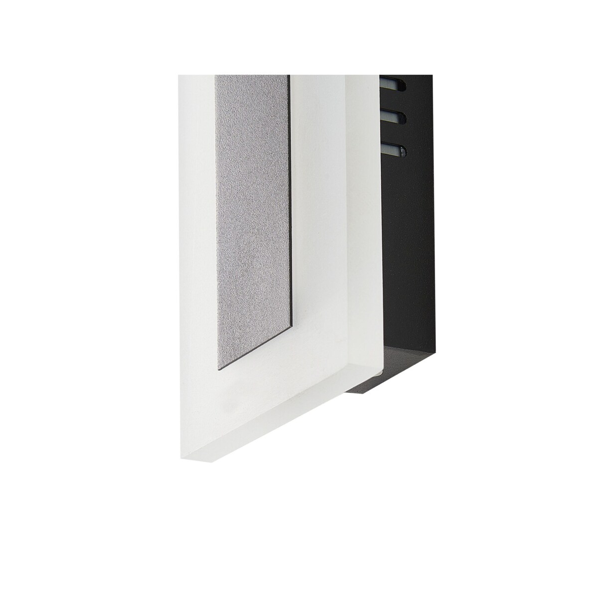 Lampa ścienna zewnętrzna LED z czujnikiem ruchu 80 cm czarna SAVANE