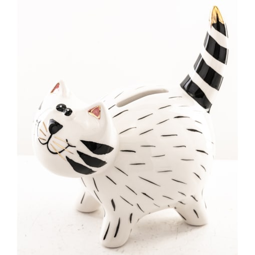 Skarbonka ceramiczna - 14,5x13x7,5 cm kotek GATTINO-2