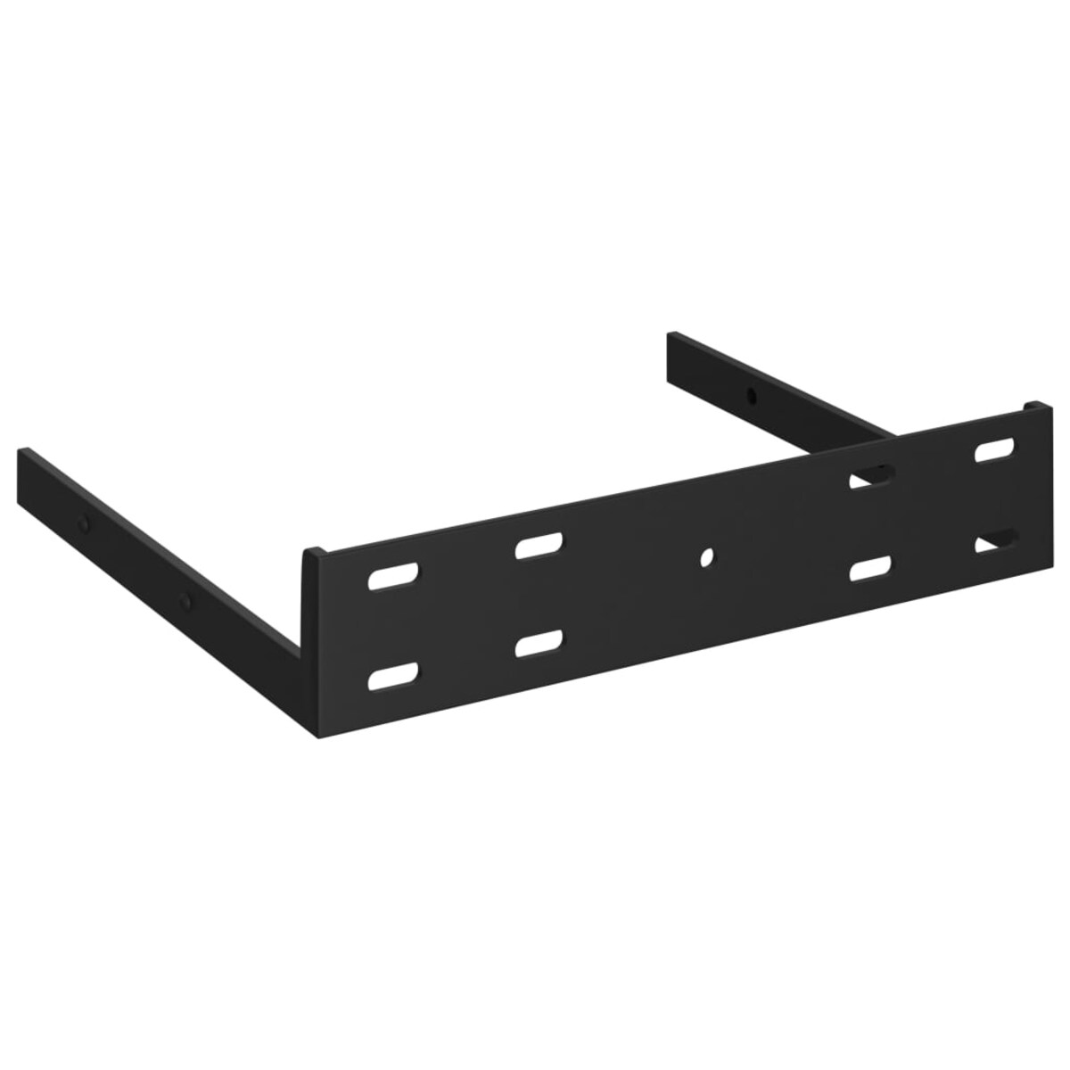 vidaXL Półka ścienna, biała, wysoki połysk, 23x23,5x3,8 cm, MDF