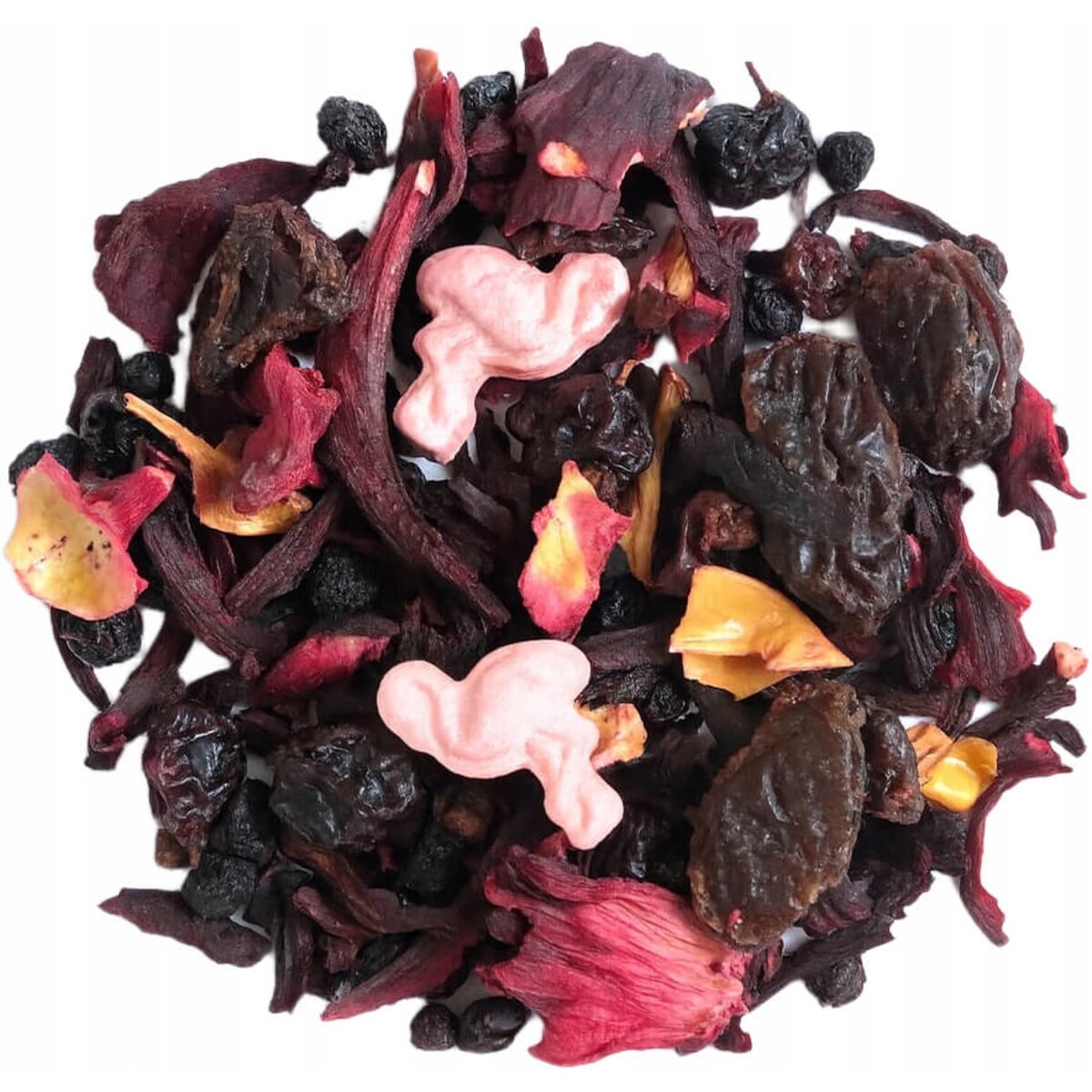 Sypana herbata owocowa Berry Flamingo jagoda rodzynki 230g napar premium