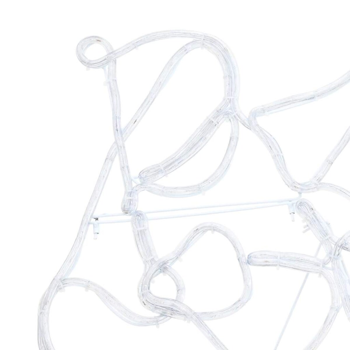 vidaXL Dekoracja świąteczna Wielokolorowe 69 x 79 cm PVC