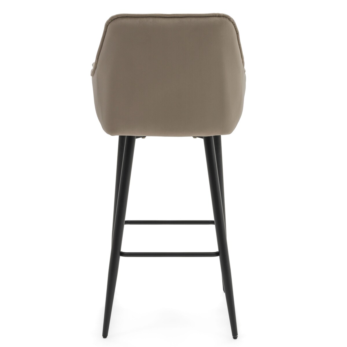 Hoker tapicerowany welurowy do salonu jadalni barowy glamour SIENA