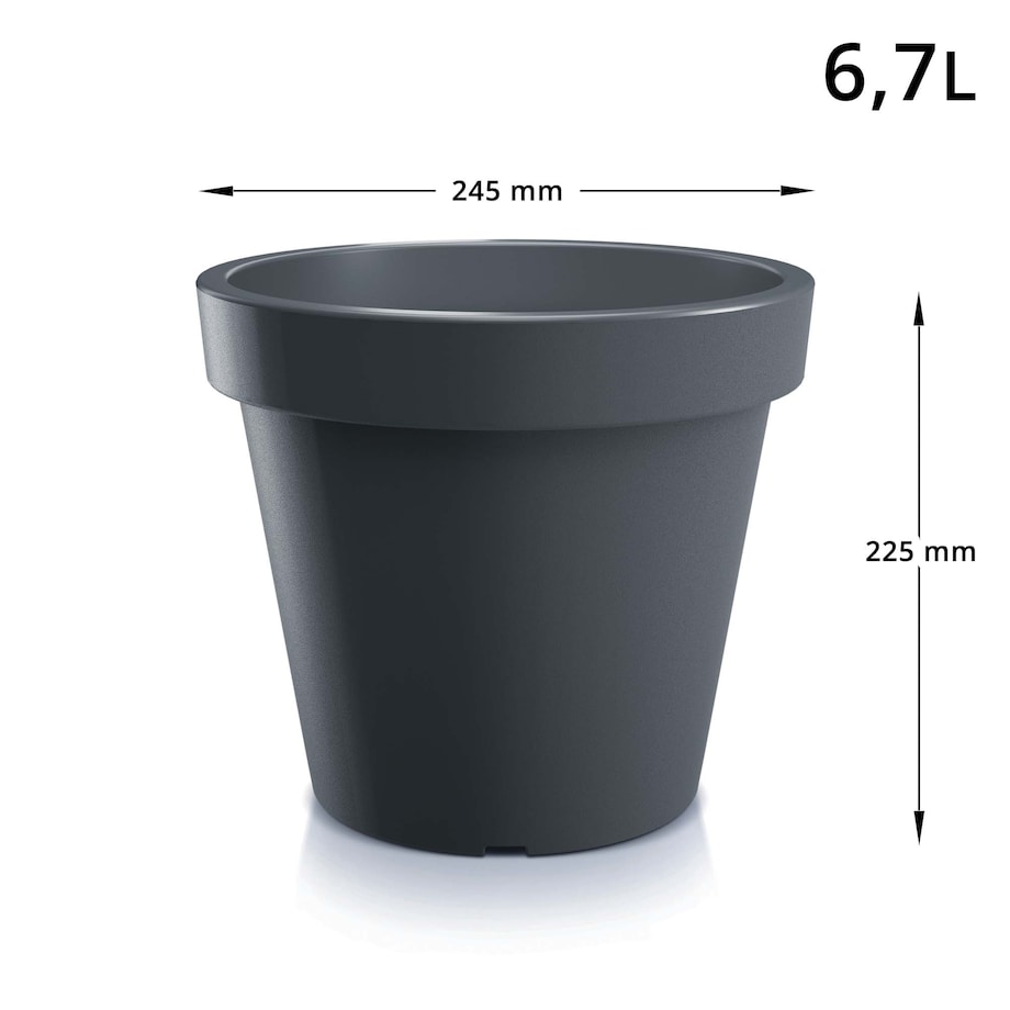 Donica Ogrodowa Okrągła Doniczka Na Taras 24,5 Cm