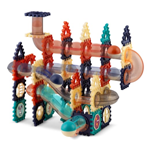 Klocki konstrukcyjne duże ze zjeżdżalnią 3d Ricokids