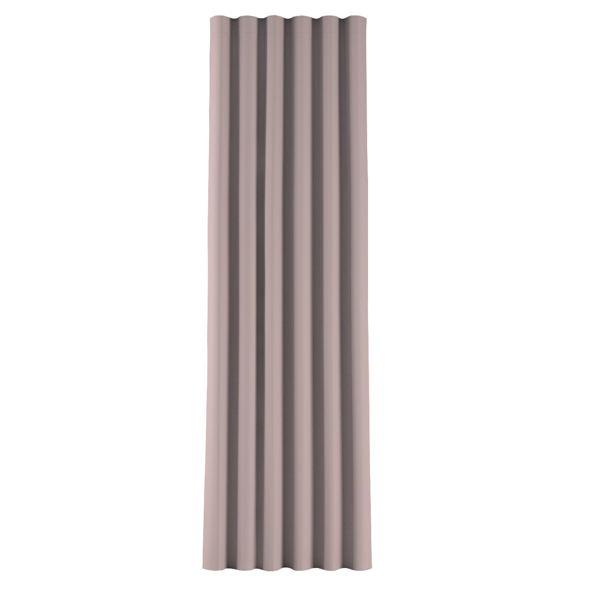 Zasłona na taśmie wave 130x260 różany beż